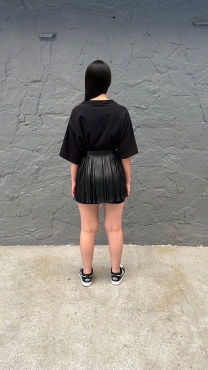 Falda - Flecos Eco Cuero